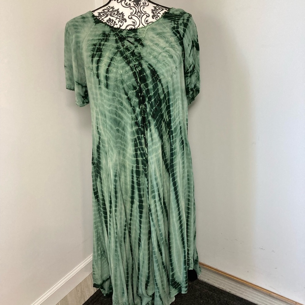 Sakkas Dress, Greens, one size.